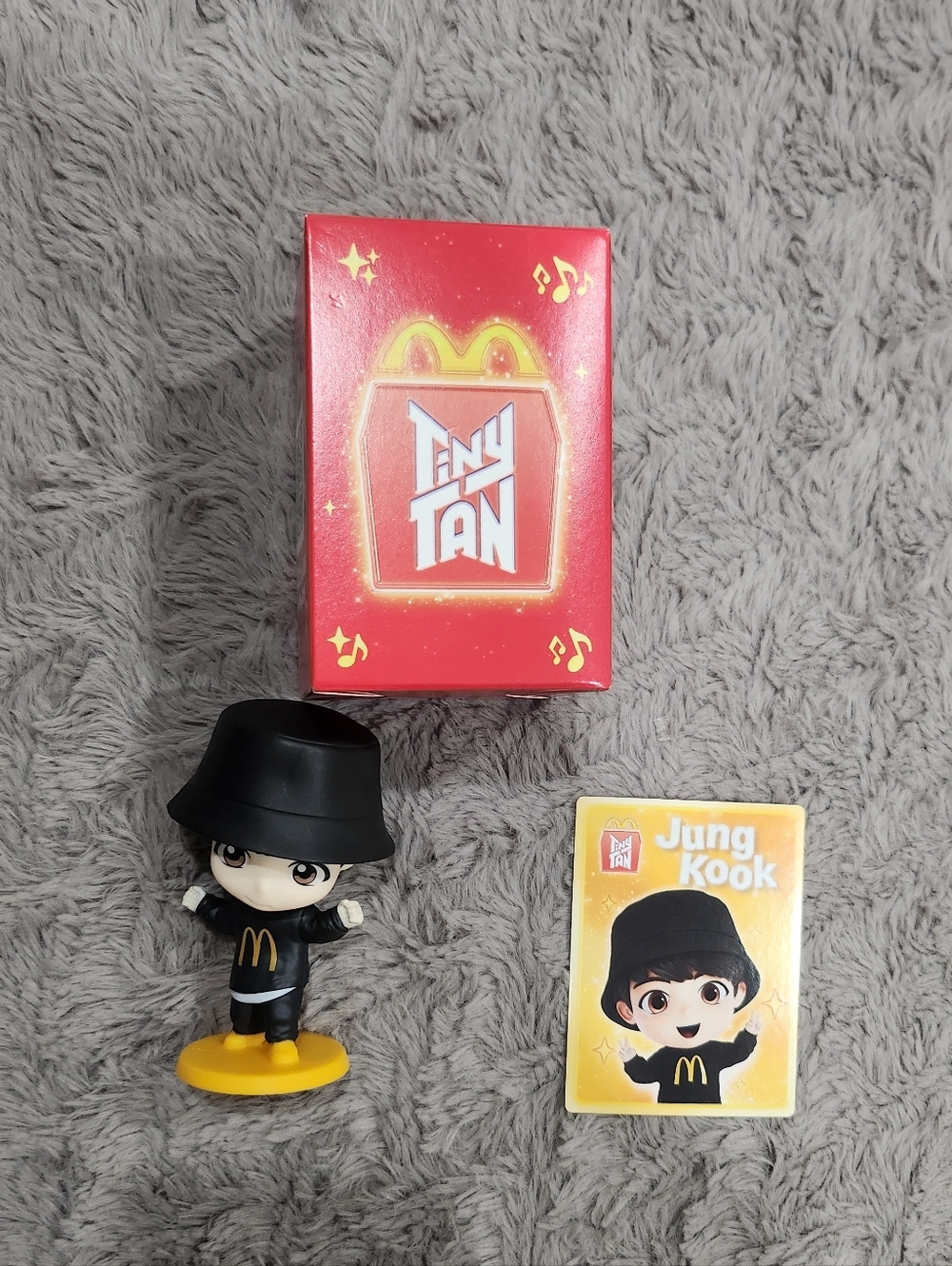 BTS Jung Kook Tiny Tan X McDonald- Encore Edition Collectible